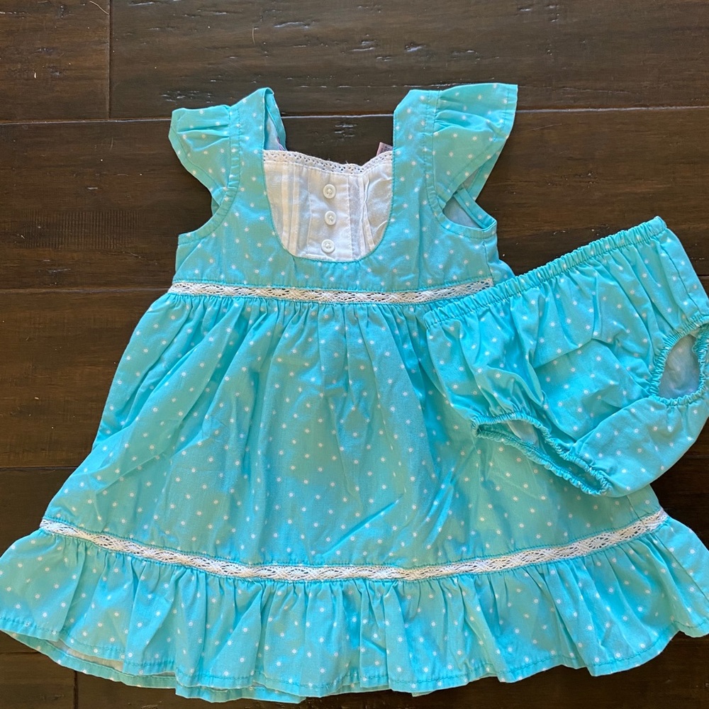 Baby Girl Dress with Diaper Cover